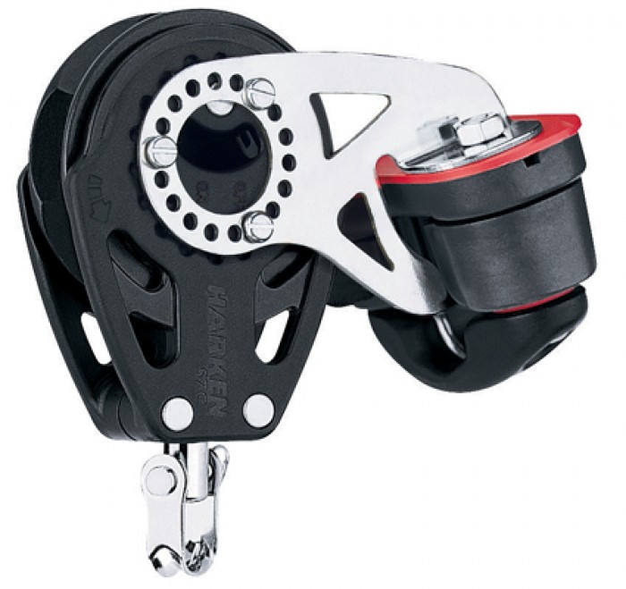 HARKEN H2138 Carbo Ratschblock, 57mm, mit Klemme