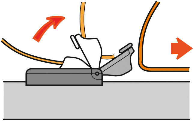 CLAMCLEAT CL257 AUTO-RELEASE Ruderklemme für Tauwerk 4-6mm