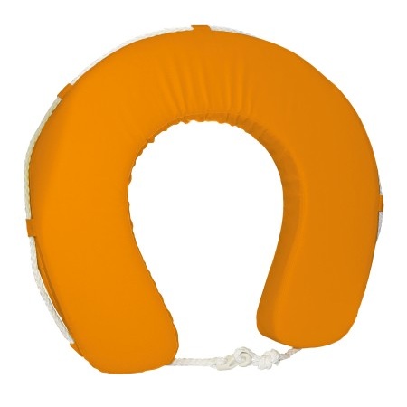 Rettungsring Hufeisen orange