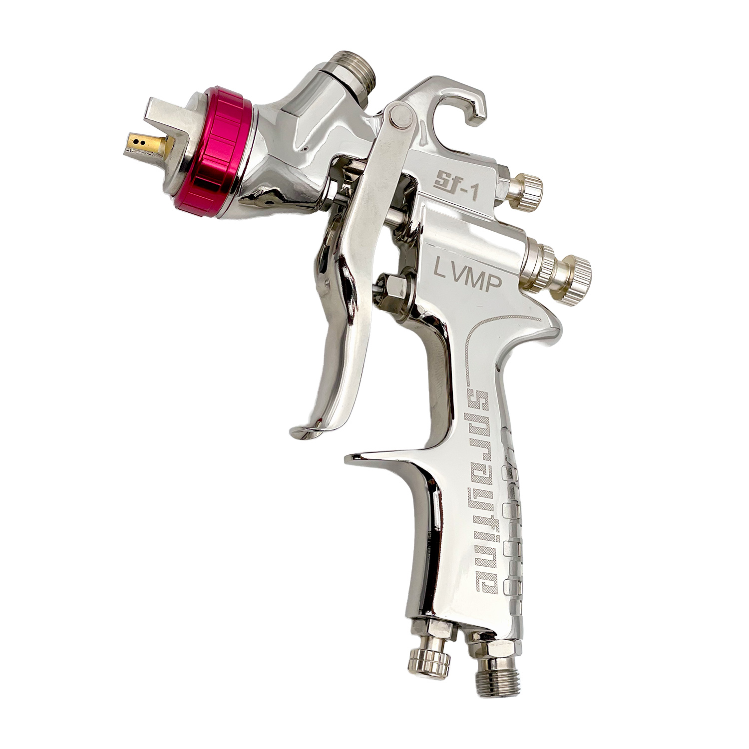 Sprayfine Lackierpistole LVMP 1,2mm Düse inklusive Lackbecher und Reinigungsset