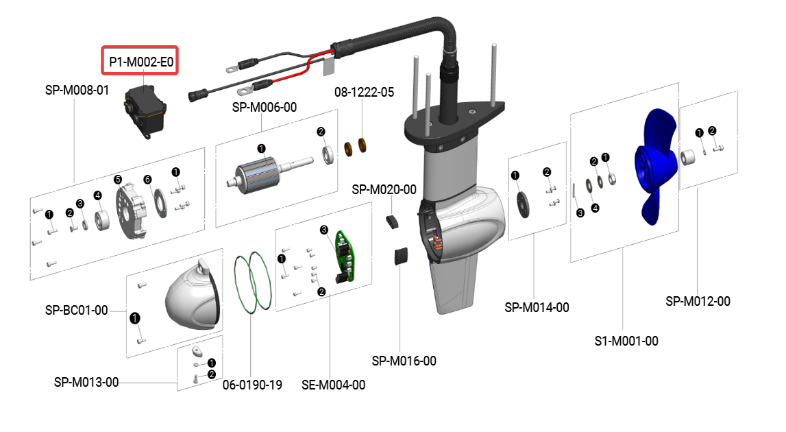ePropulsion Ersatzteile - bei Bootspunkt bekommen Sie alle Ersatzteile für aktuelle und frühere ePropulsion Elektro-Aussenborder, PODs und Zubehör