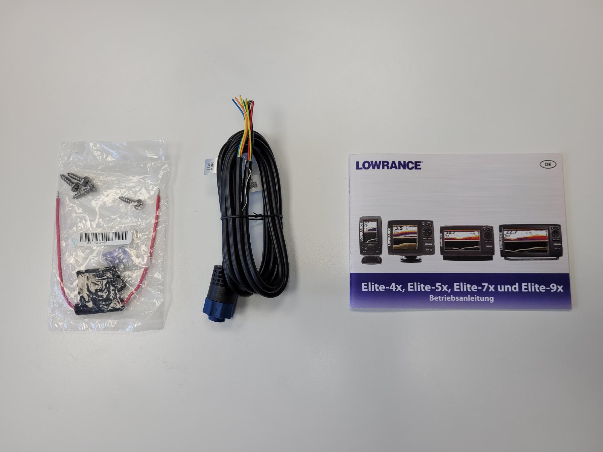 LOWRANCE Elite-5xCHIRP Fishfinder / Sonar (downscan imaging) - ohne Geber - neu & unbenutzt