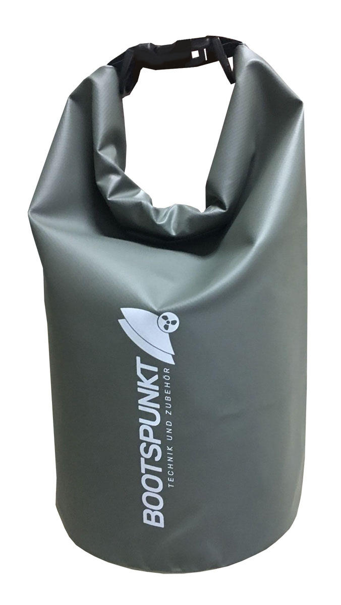 Wasserdichter Packsack 10L dunkelgrau PVC