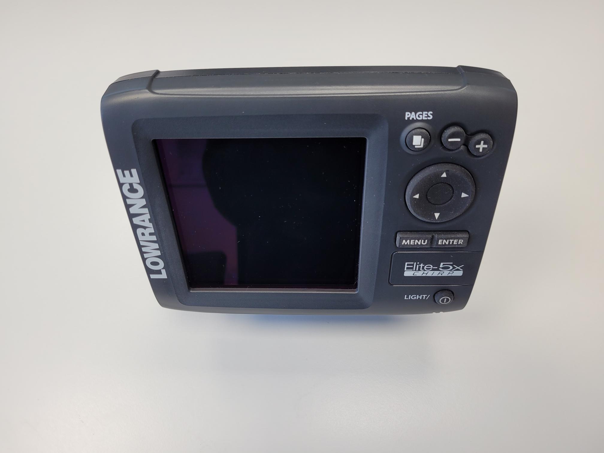 LOWRANCE Elite-5xCHIRP Fishfinder / Sonar (downscan imaging) - ohne Geber - neu & unbenutzt