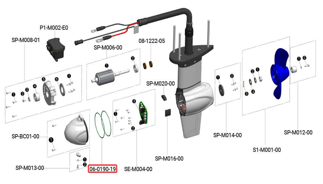 ePropulsion Ersatzteile - bei Bootspunkt bekommen Sie alle Ersatzteile für aktuelle und frühere ePropulsion Elektro-Aussenborder, PODs und Zubehör