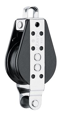 HARKEN H022 - klassische Serie - Dinghy Block 44mm - einfach mit Hundsfott und Bügel