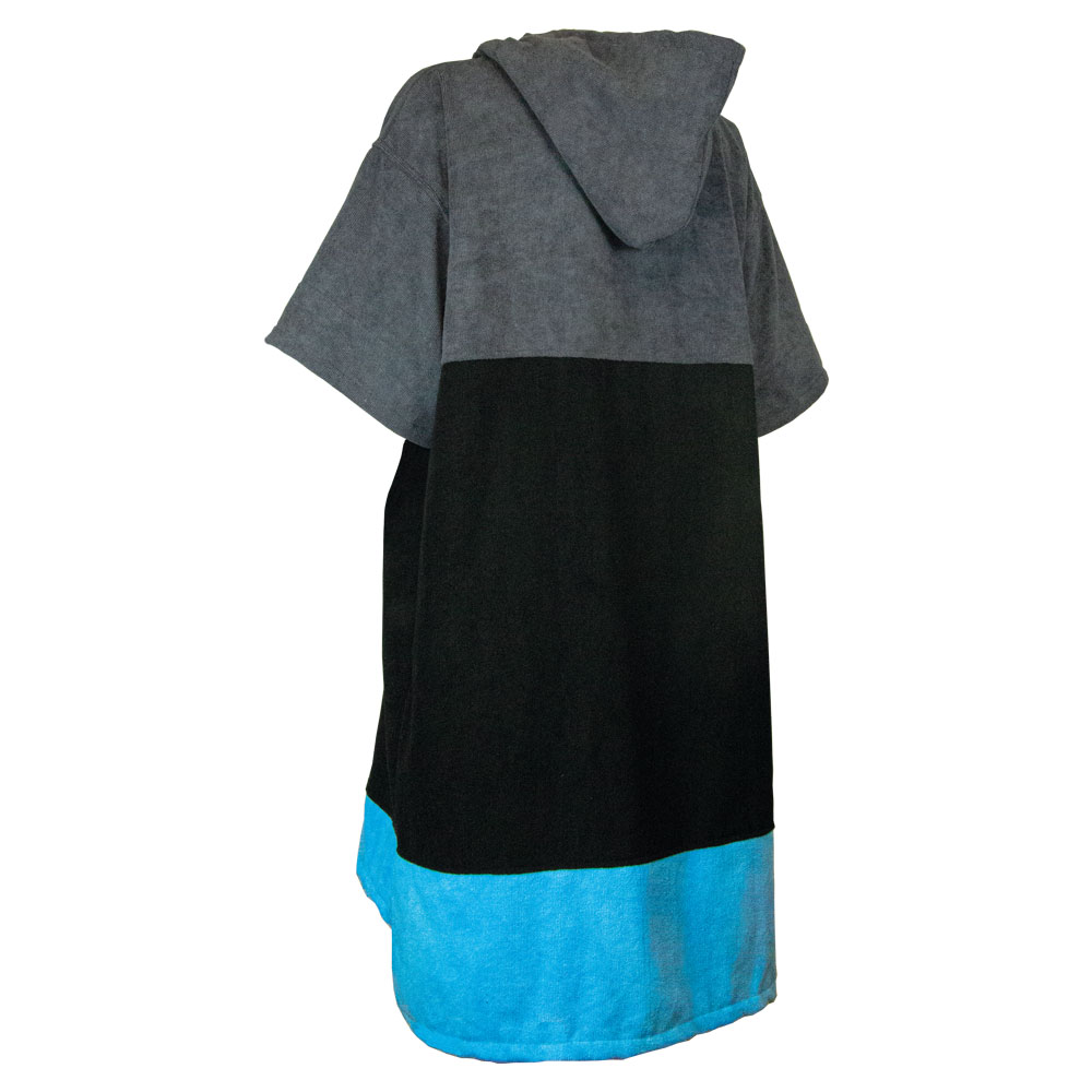 WINDESIGN EX2480J Frottee-Poncho Junioren Einheitsgröße, hält schön warm, 300 Gramm/m² Microfaser