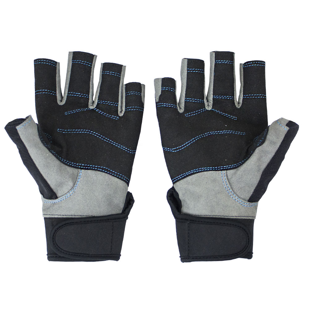 WINDESIGN EX2550S  Kurzfinger Segelhandschuhe, Größe S, Lichtschutzfaktor 50+, schnelltrocknend