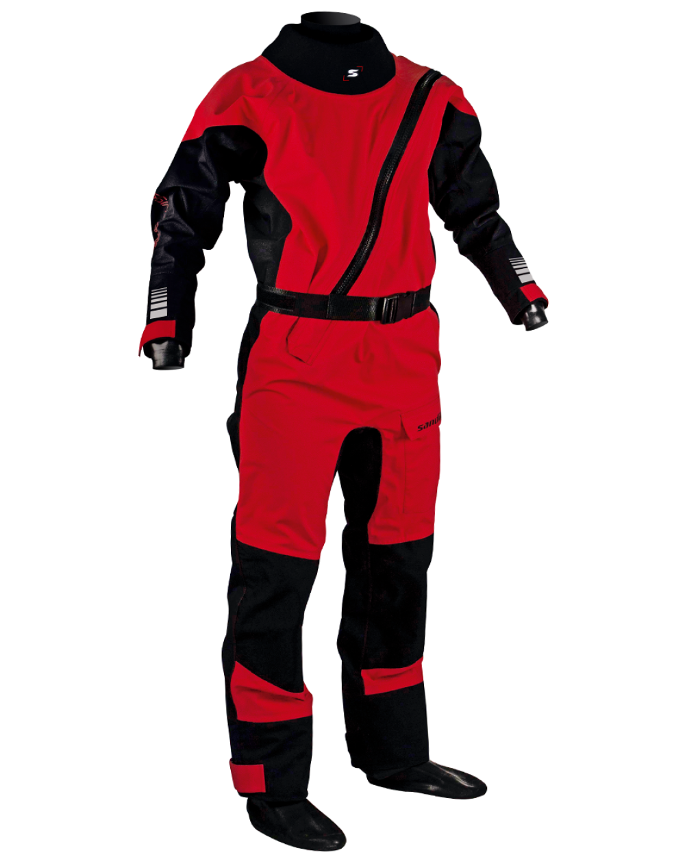 SANDILINE Dry Suit Trockenanzug Rising Star schwarz/rot - L Kinder
