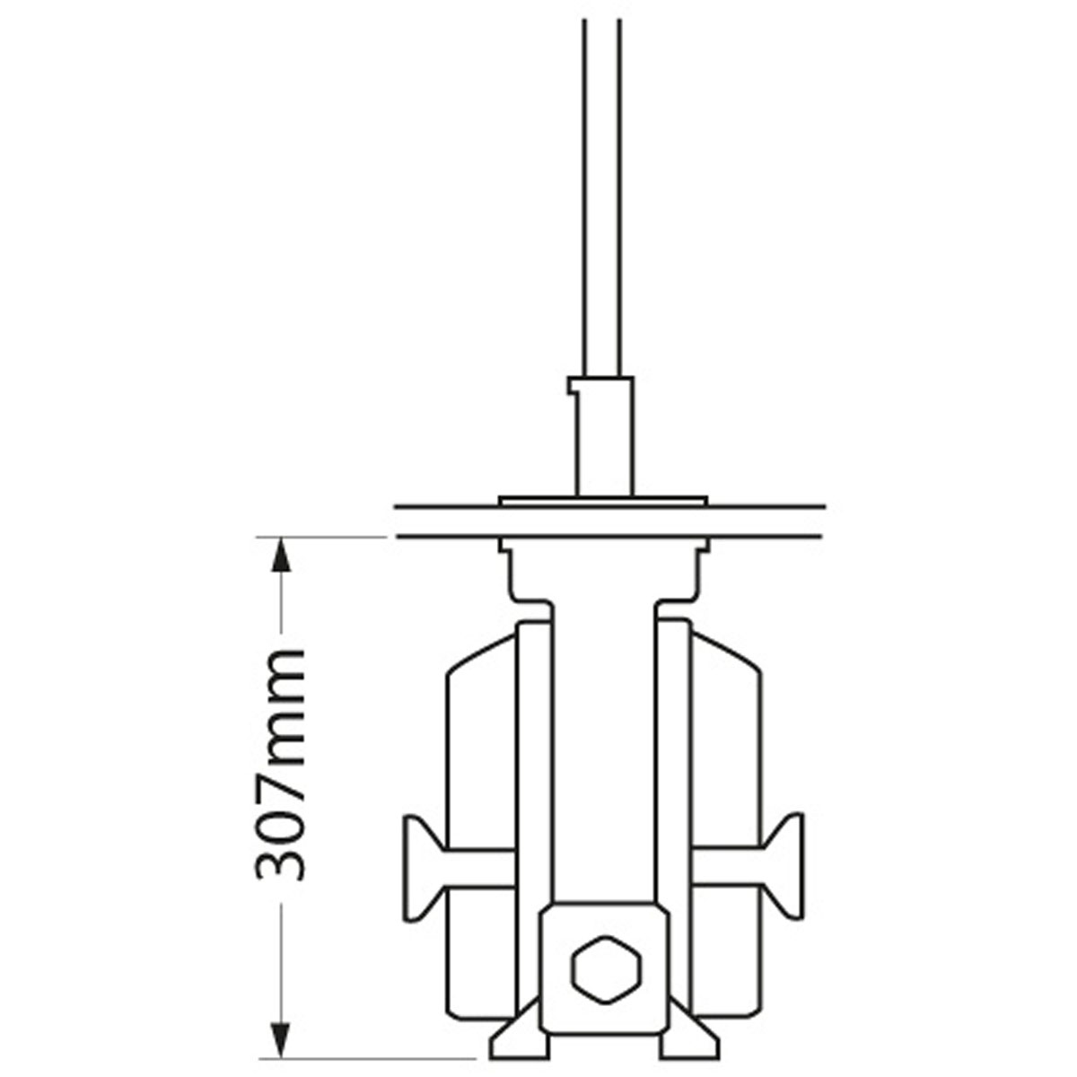 WHALE Gusher BP3010 30 für Schottmontage 117l/min