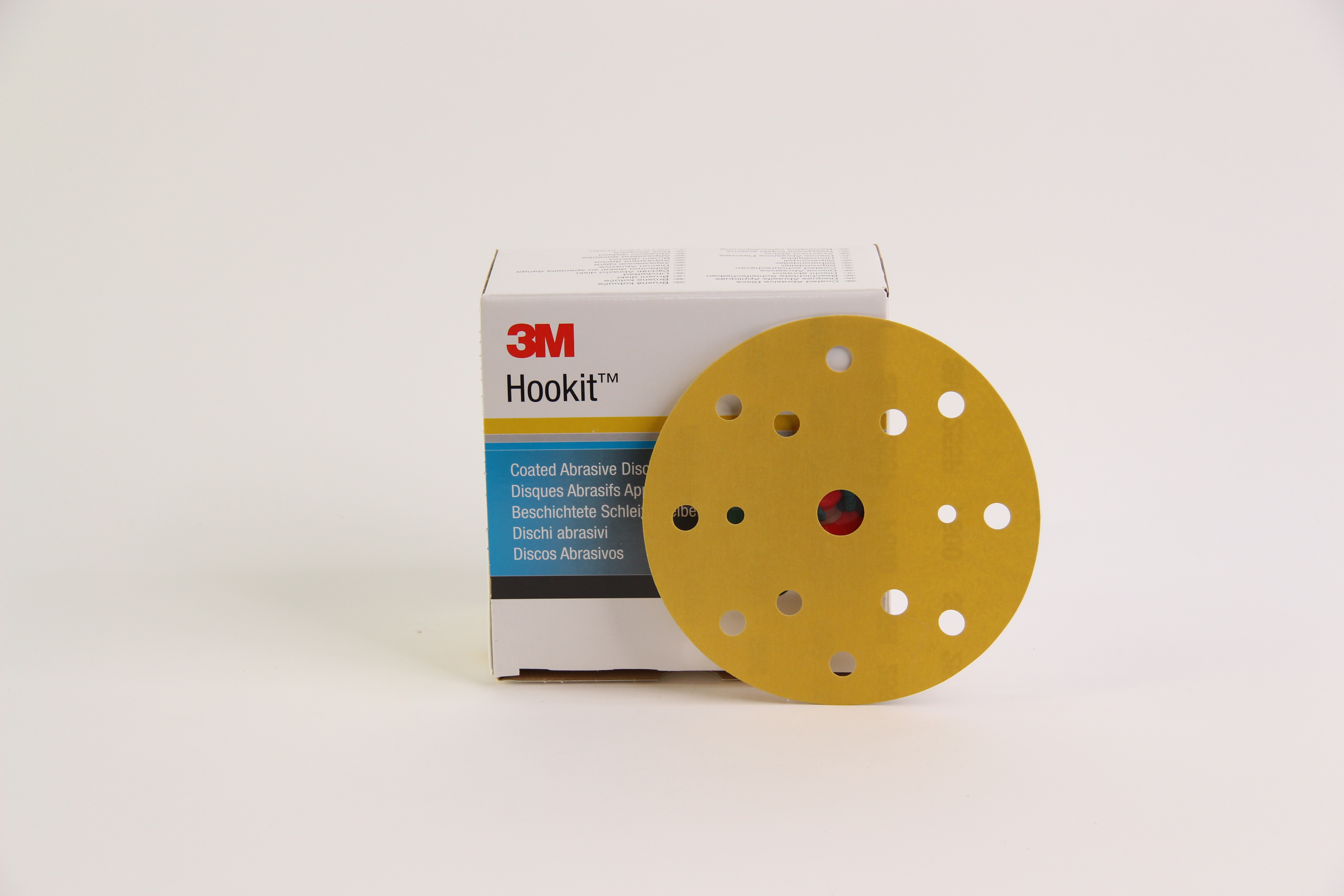 100x 3M 50443 P80-15 Gold Hookit