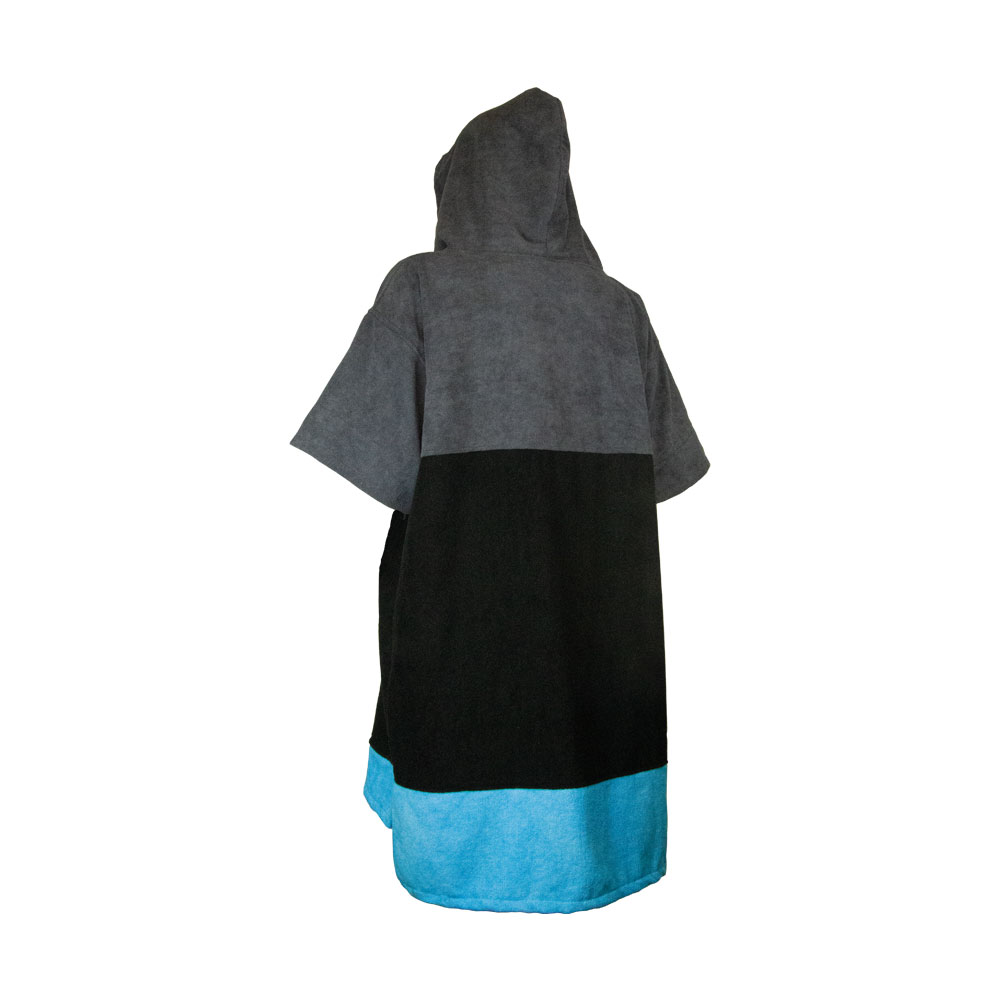 WINDESIGN EX2480J Frottee-Poncho Junioren Einheitsgröße, hält schön warm, 300 Gramm/m² Microfaser