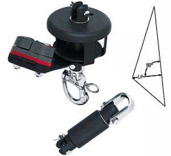HARKEN H1851 Stagsegel/Gennaker-Roller, klein 4mm Roll-Leine