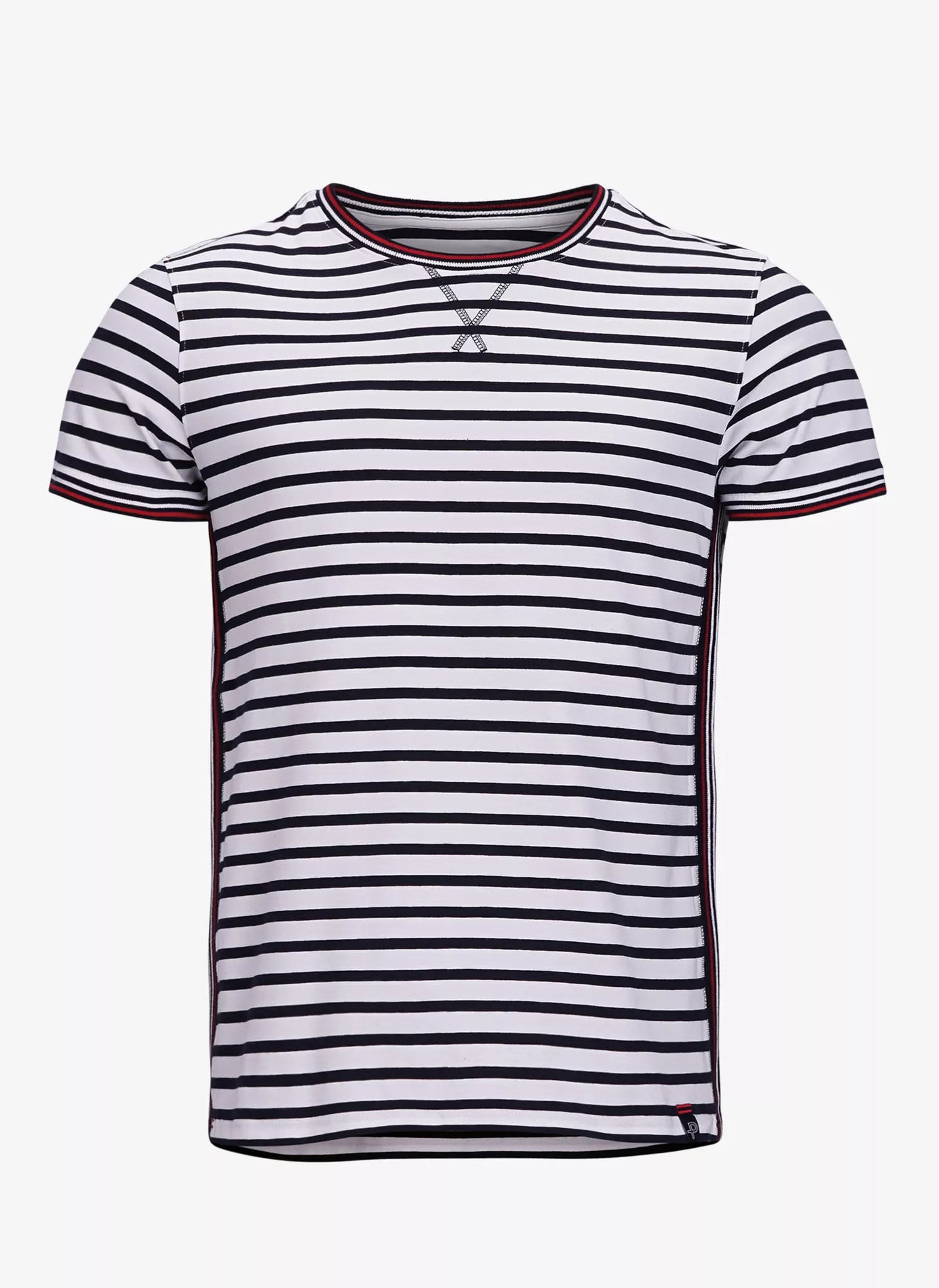 PELLE P Classic Stripe Short Sleeve Dk Navy Stripe M