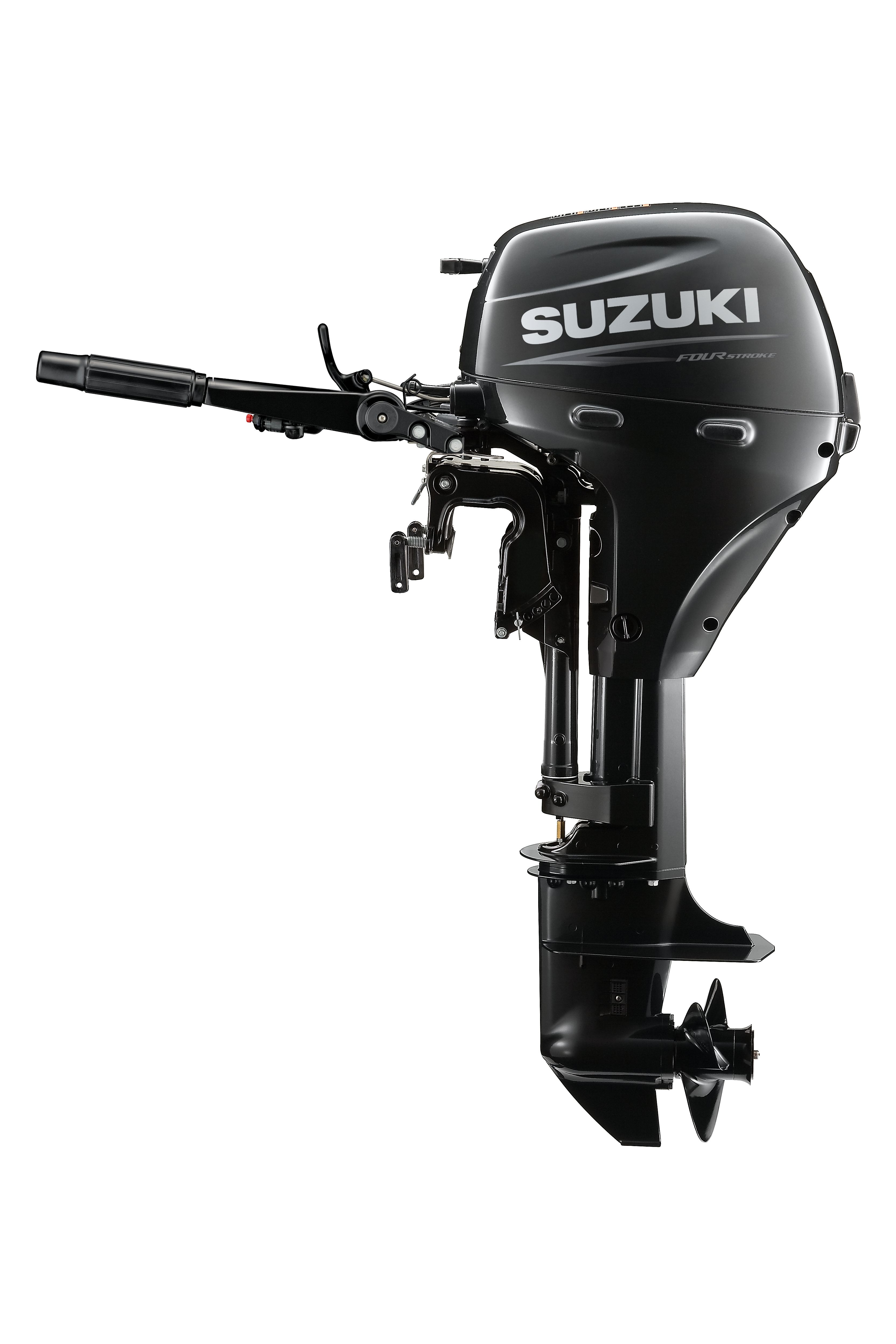 SUZUKI Aussenbordmotor DF 8 AL Pinne, Langschaft, schwarz