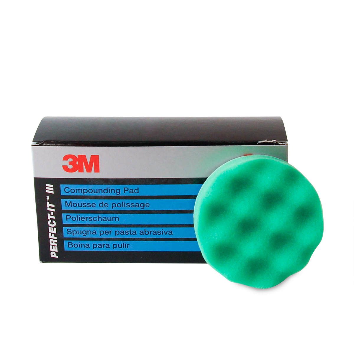 3M 50499 Polishing Pad 75mm genoppt/green