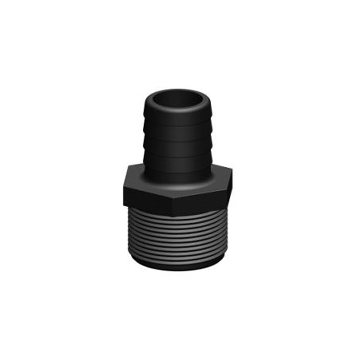 TRUDESIGN Schlauchanschluss schwarz 32mm 1 1/4"