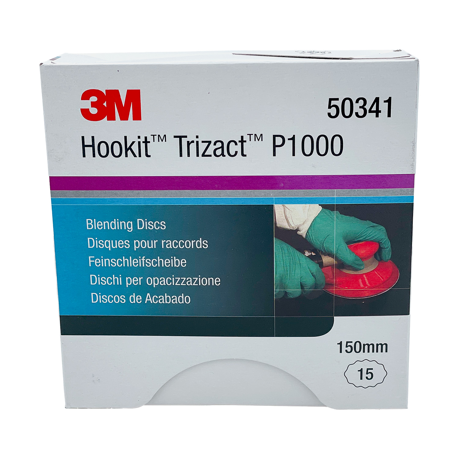 15x 3M 02090 - Trizact 443SA 150mm P1000