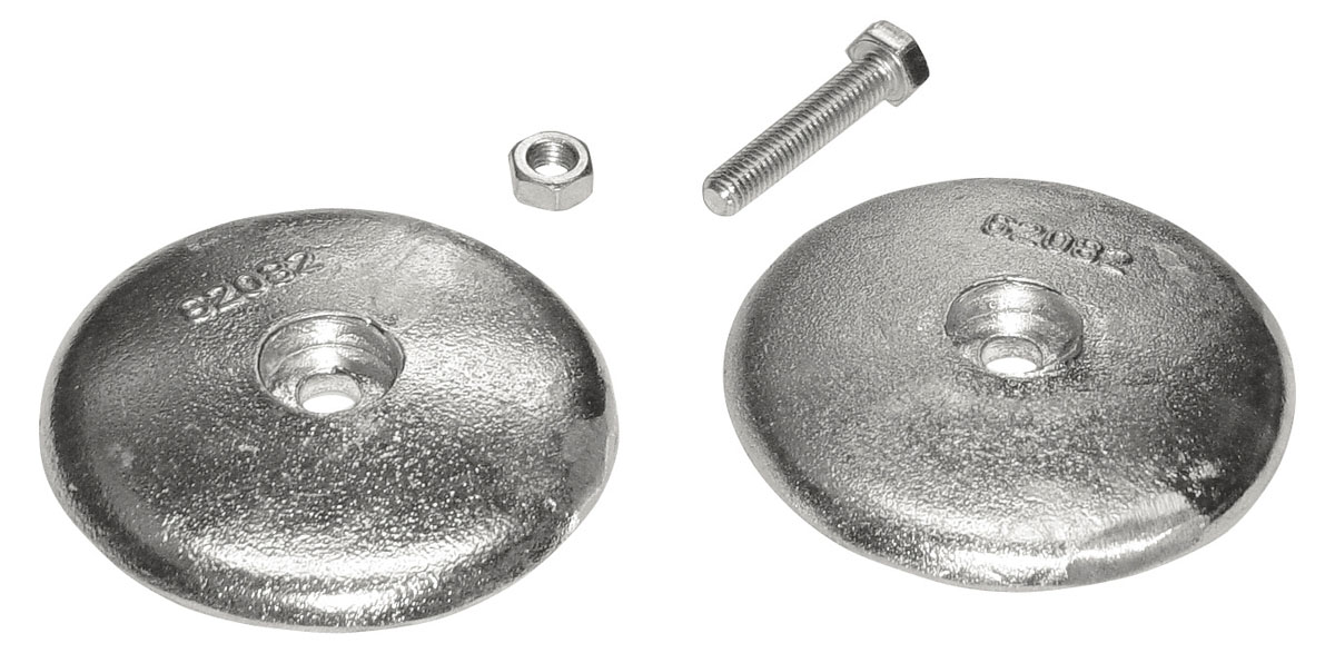 Rumpfanode Magnesium ca. 335g 150x60mm