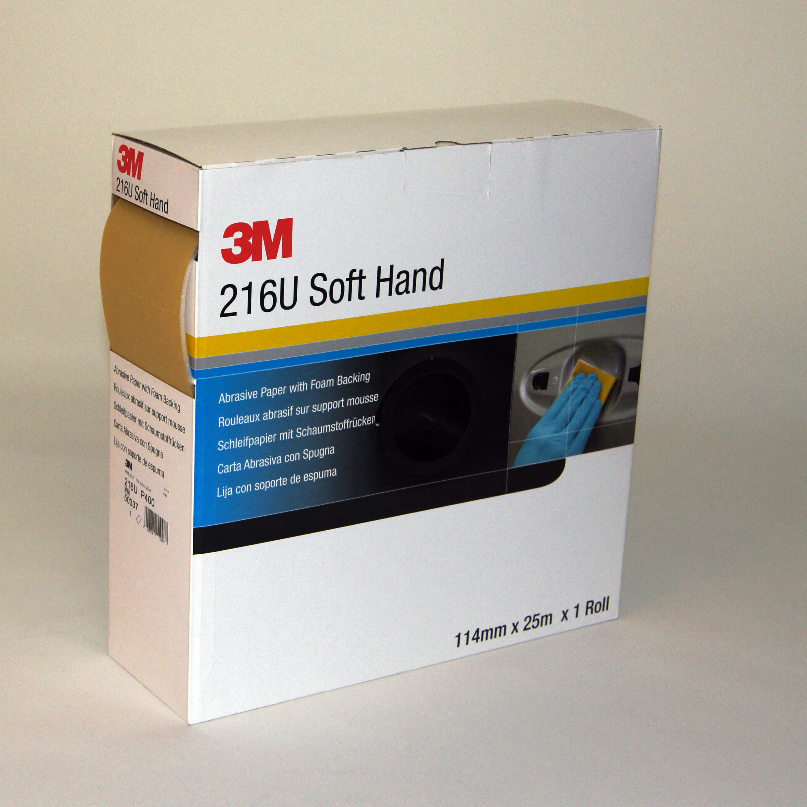 3M 50333 Soft Hand Roll P240 114mm x 25m