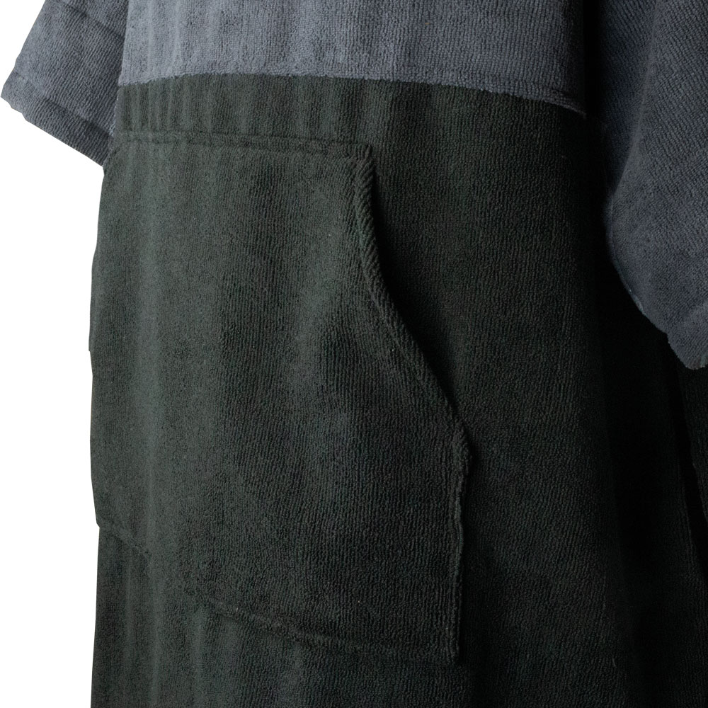 WINDESIGN EX2480J Frottee-Poncho Junioren Einheitsgröße, hält schön warm, 300 Gramm/m² Microfaser