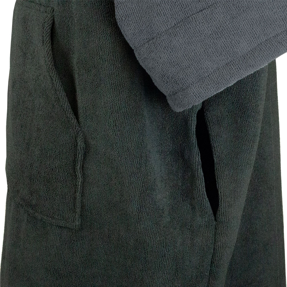 WINDESIGN EX2480J Frottee-Poncho Junioren Einheitsgröße, hält schön warm, 300 Gramm/m² Microfaser