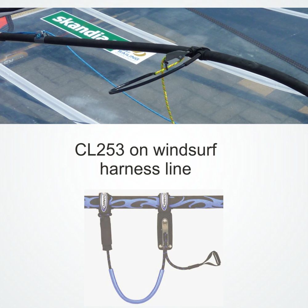 CLAMCLEAT CL253 Trapez und Niederholerklemme Alu Tau 4-8mm, Optiparts Artikel 3055