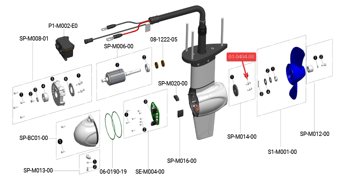 ePropulsion Ersatzteile - bei Bootspunkt bekommen Sie alle Ersatzteile für aktuelle und frühere ePropulsion Elektro-Aussenborder, PODs und Zubehör