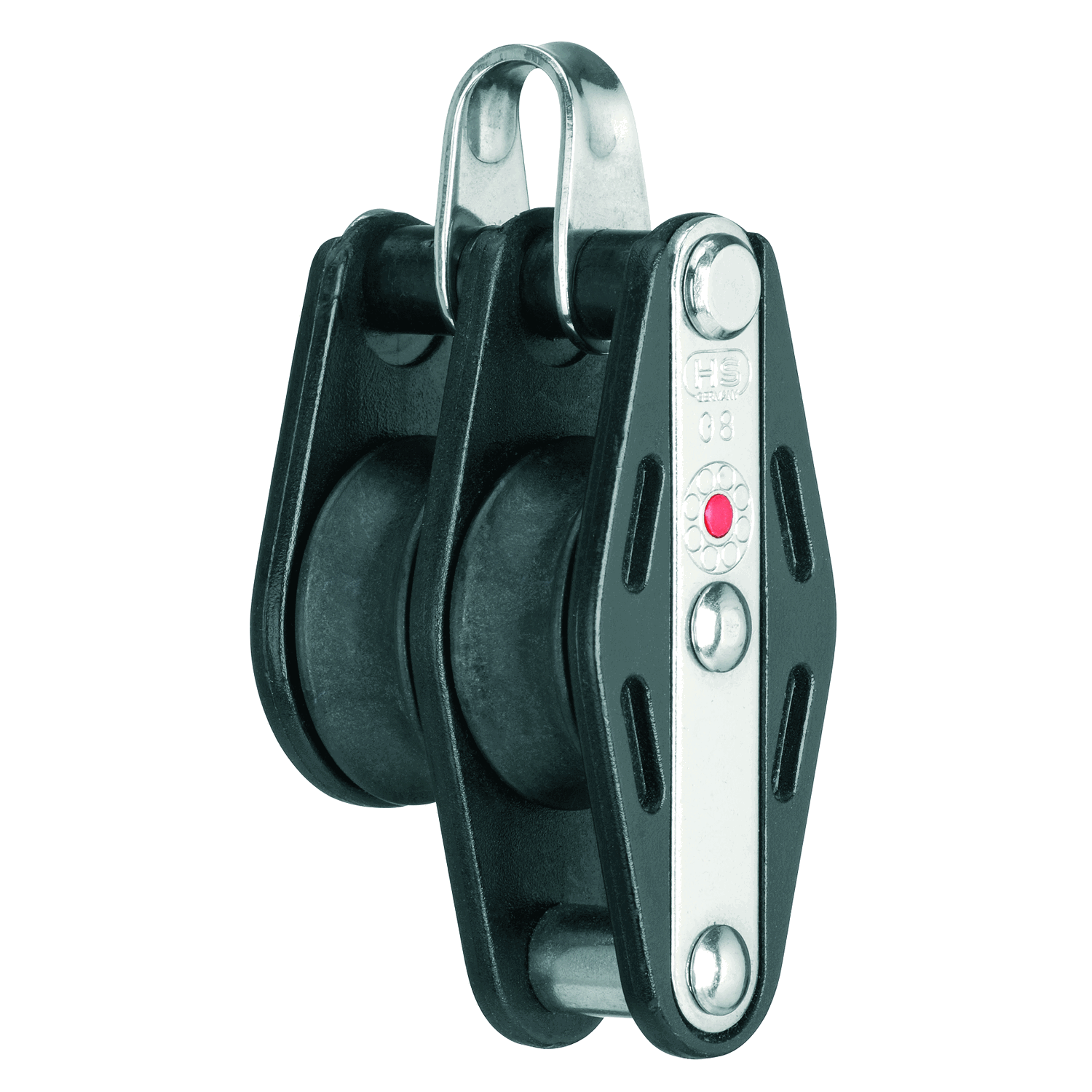 SPRENGER Block mit 2-Rollen HF und Bügel Kugellager für 8 mm