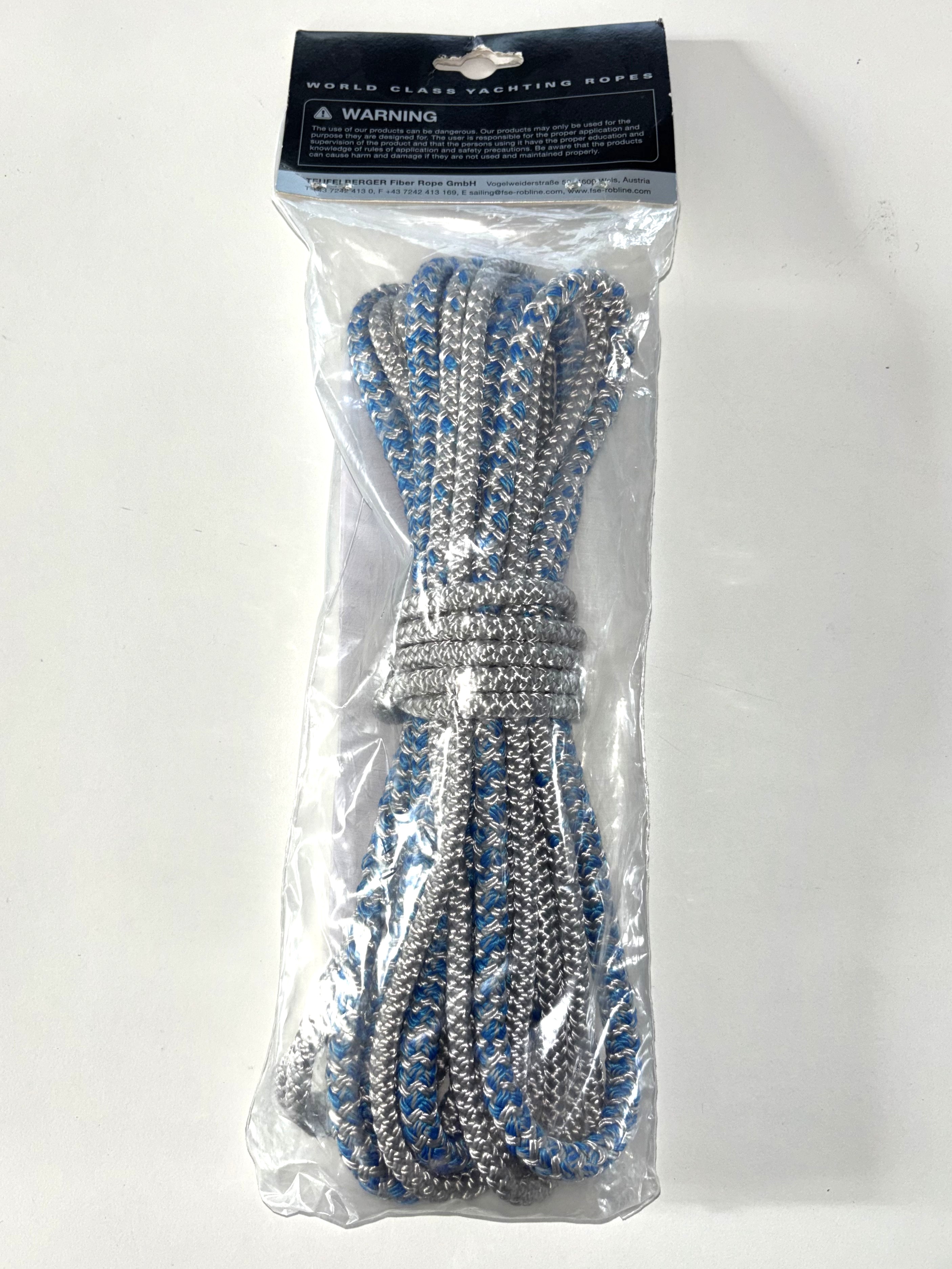 FSE ROBLINE Großschot Opti verjüngt, PES, 7m, navy-silber