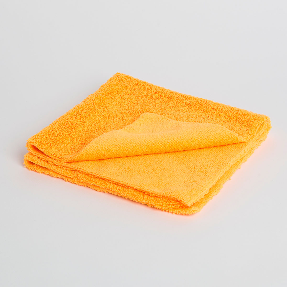 No.403 Poliertuch 2in1, 40x40 orange wasserstrahlgeschn.