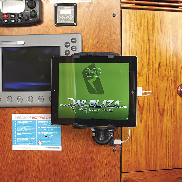RAILBLAZA Tablethalterung ScreenGrabba 02-4131-11 für Boote, Wohnmobile, Autos, Camper oder für zuhause: universell, praktisch, solide