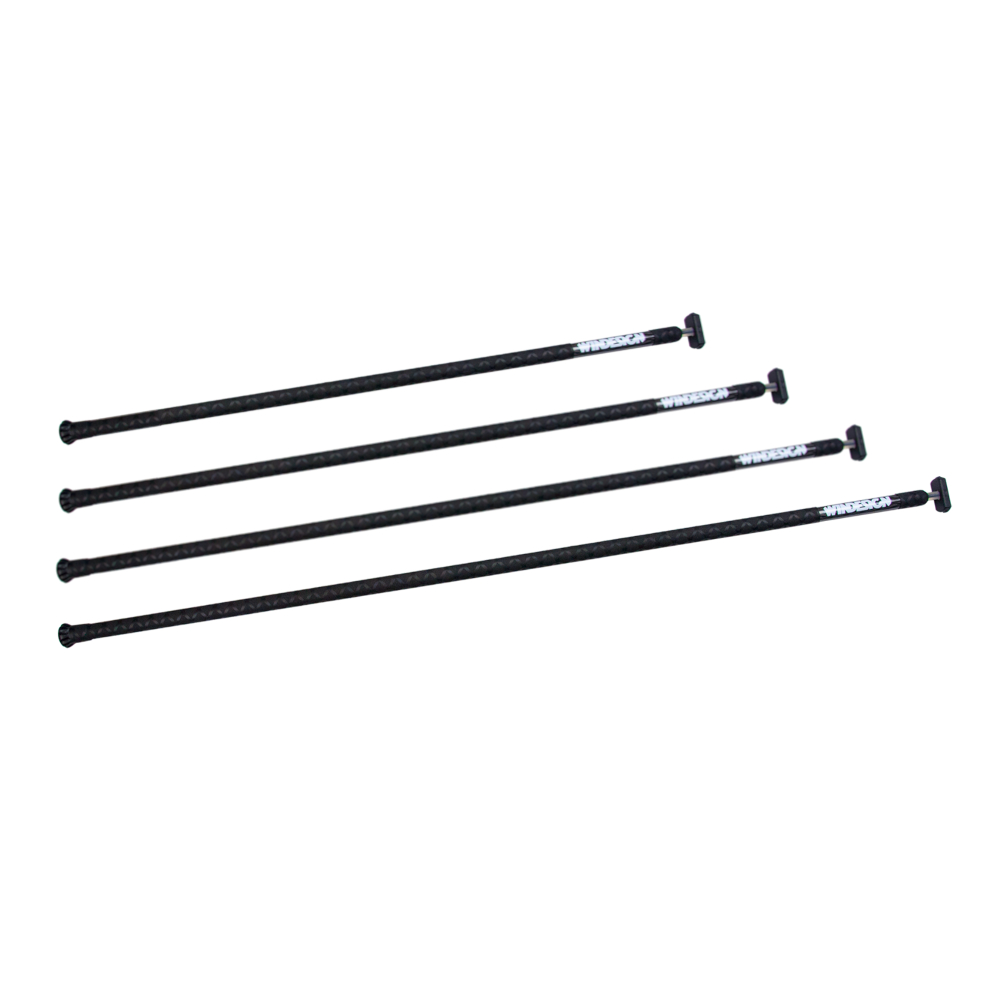 WINDESIGN EX652110 Pinnenausleger Carbon Deluxe, X-gripped, Ø 20 mm, 110 cm