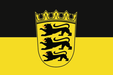 Flagge  40 x  60 cm  BADEN-WÜRTTEMBERG