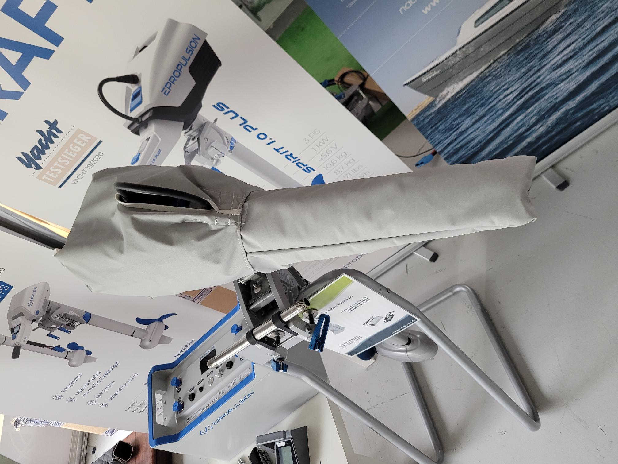 Persenning / Abdeckung für ePropulsion Spirit Steuerpinne, Profi-Qualität, grau