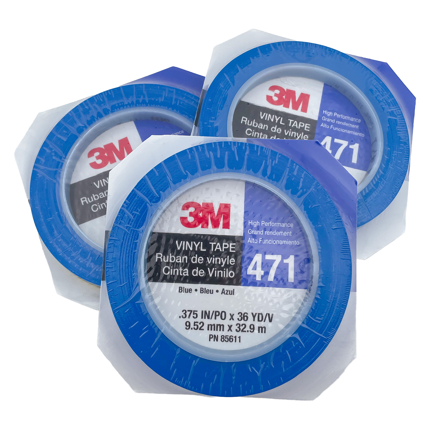 3M 85611 471 blue 9mm Vinyl Tape