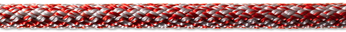 FSE ROBLINE 3S SIRIUS 500 Großfall, Fockfall mit Niroschäkel/Augspleiß, 30m/8mm, silber-rot