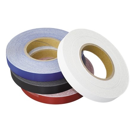 Streifen-Nummerntuch wß. 50mm/lfmtr Lindem weiß 45mtr
