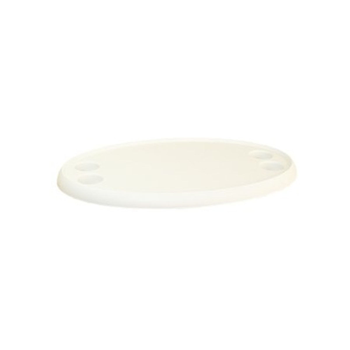 Tisch oval inkl höhenverstellbarem Fuß zum Schrauben 50-70cm