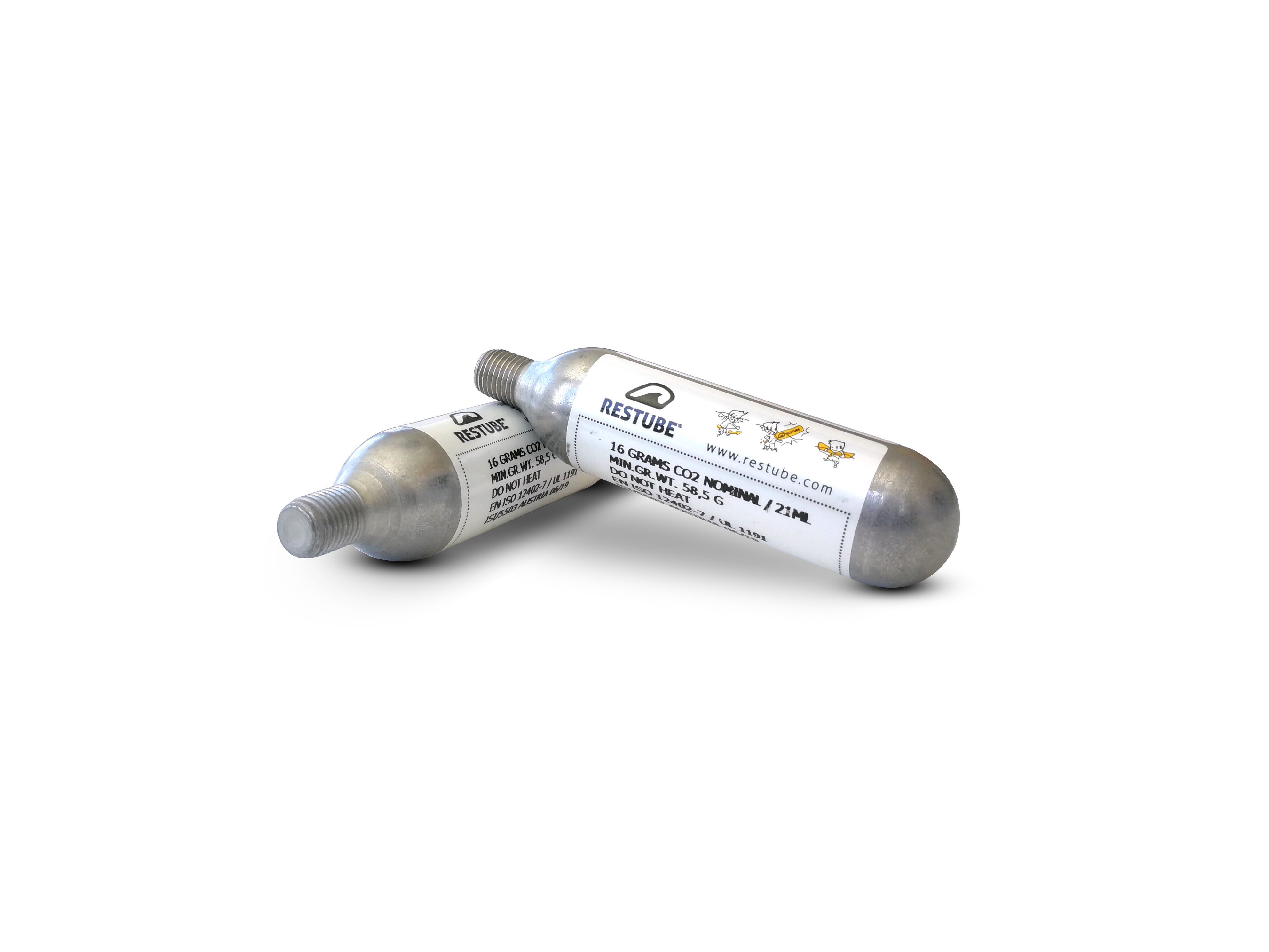 RESTUBE CO2-Ersatzpatronen 2er Pack (Paar)