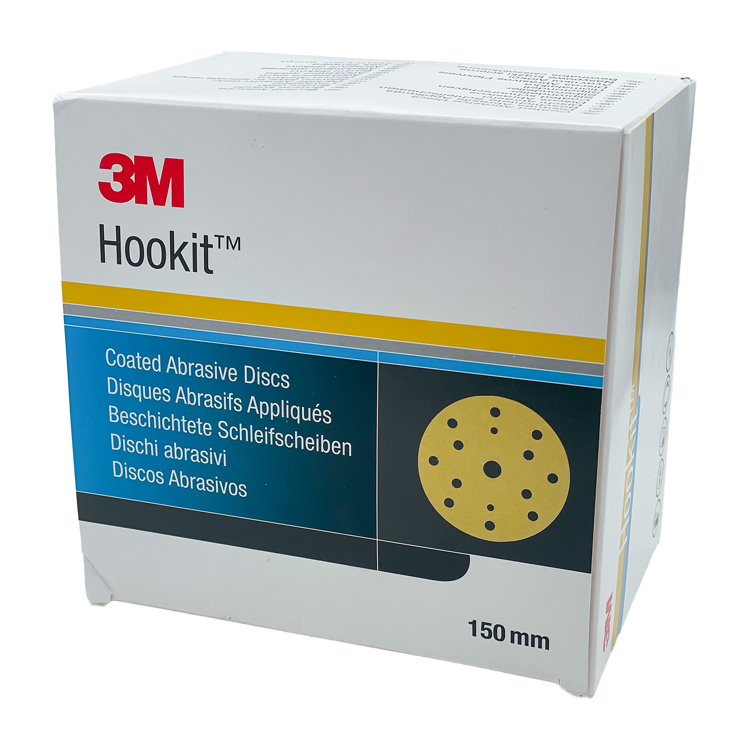 100x 3M 50443 P80-15 Gold Hookit