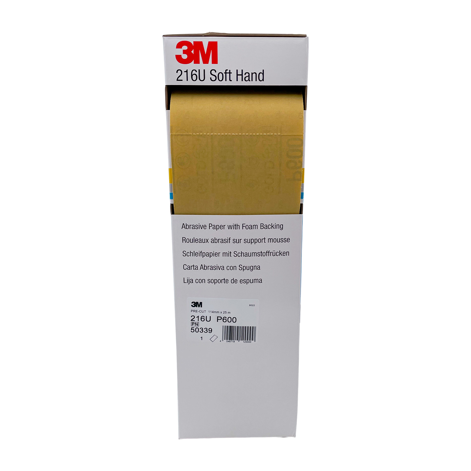3M 50339 Soft Hand Roll P600 114mm x 25m