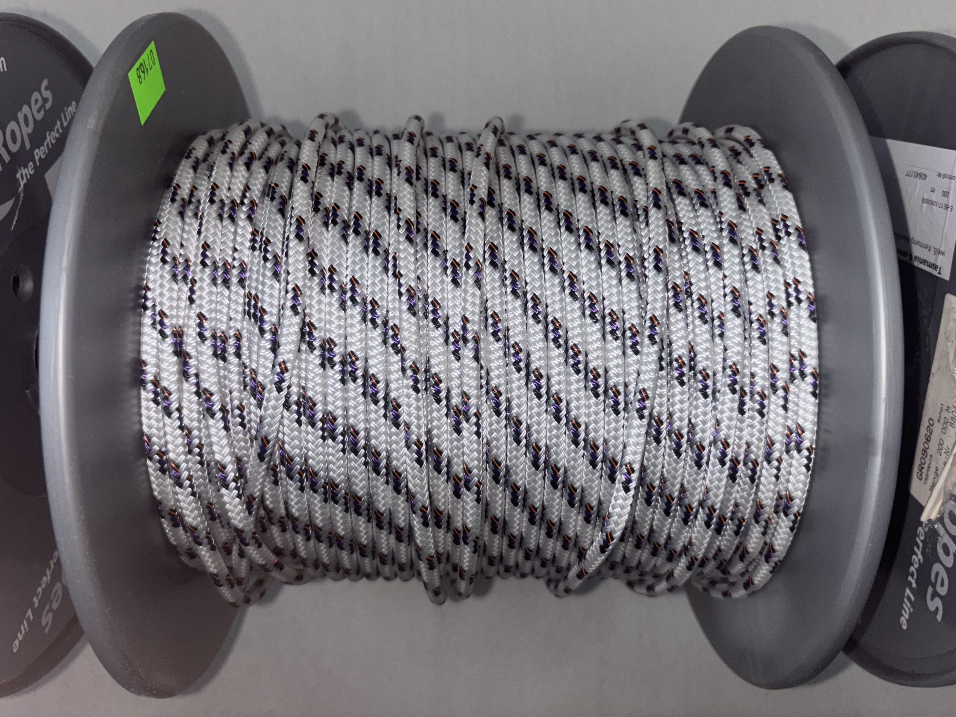 GLEISTEIN Tasmania Schot weiß/schwarz - 6mm (GR090690)