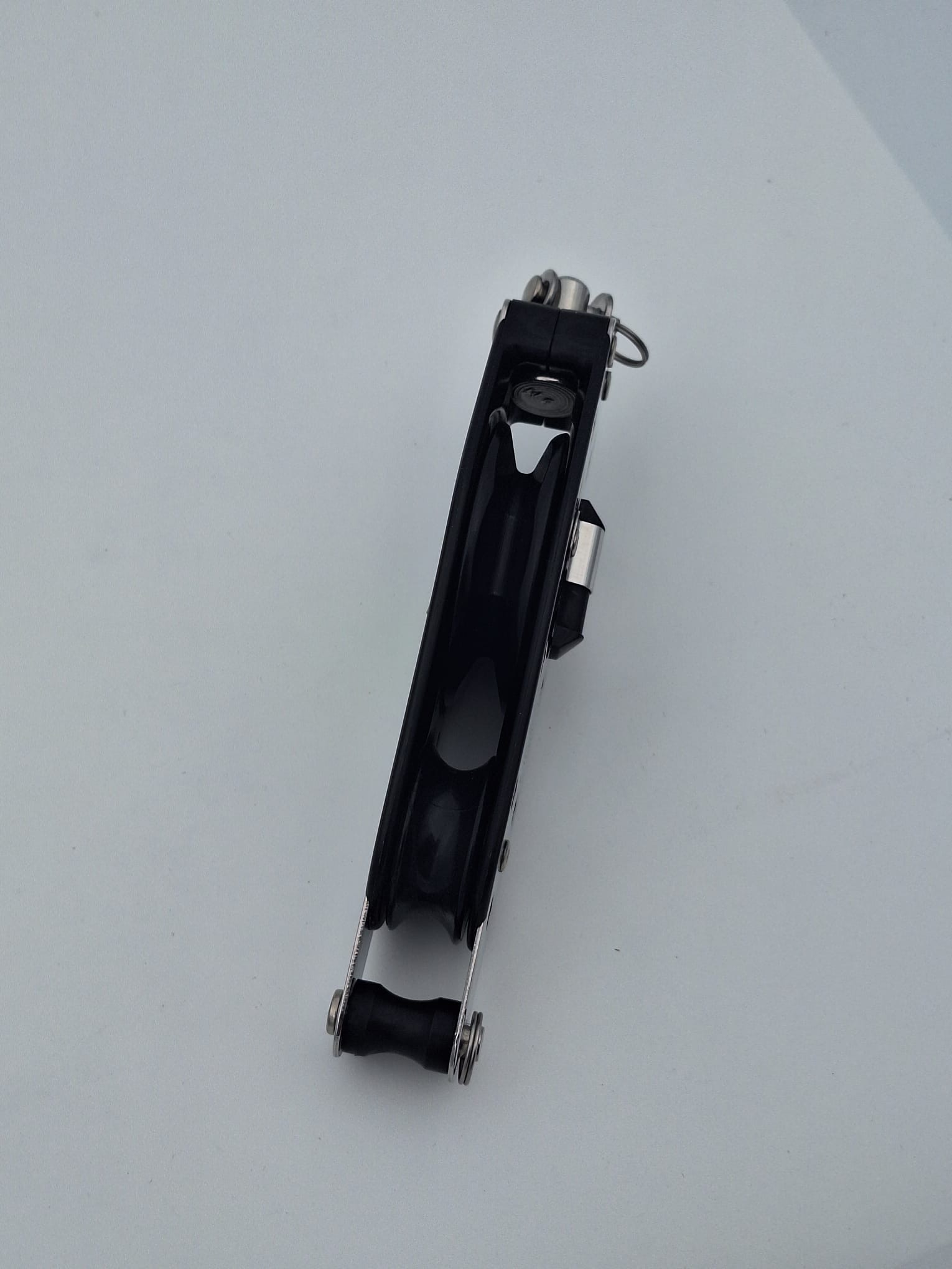 HARKEN H056 57mm Racing Violinblock mit Wirbel, einstellbarer Ratsche und Hundsfott