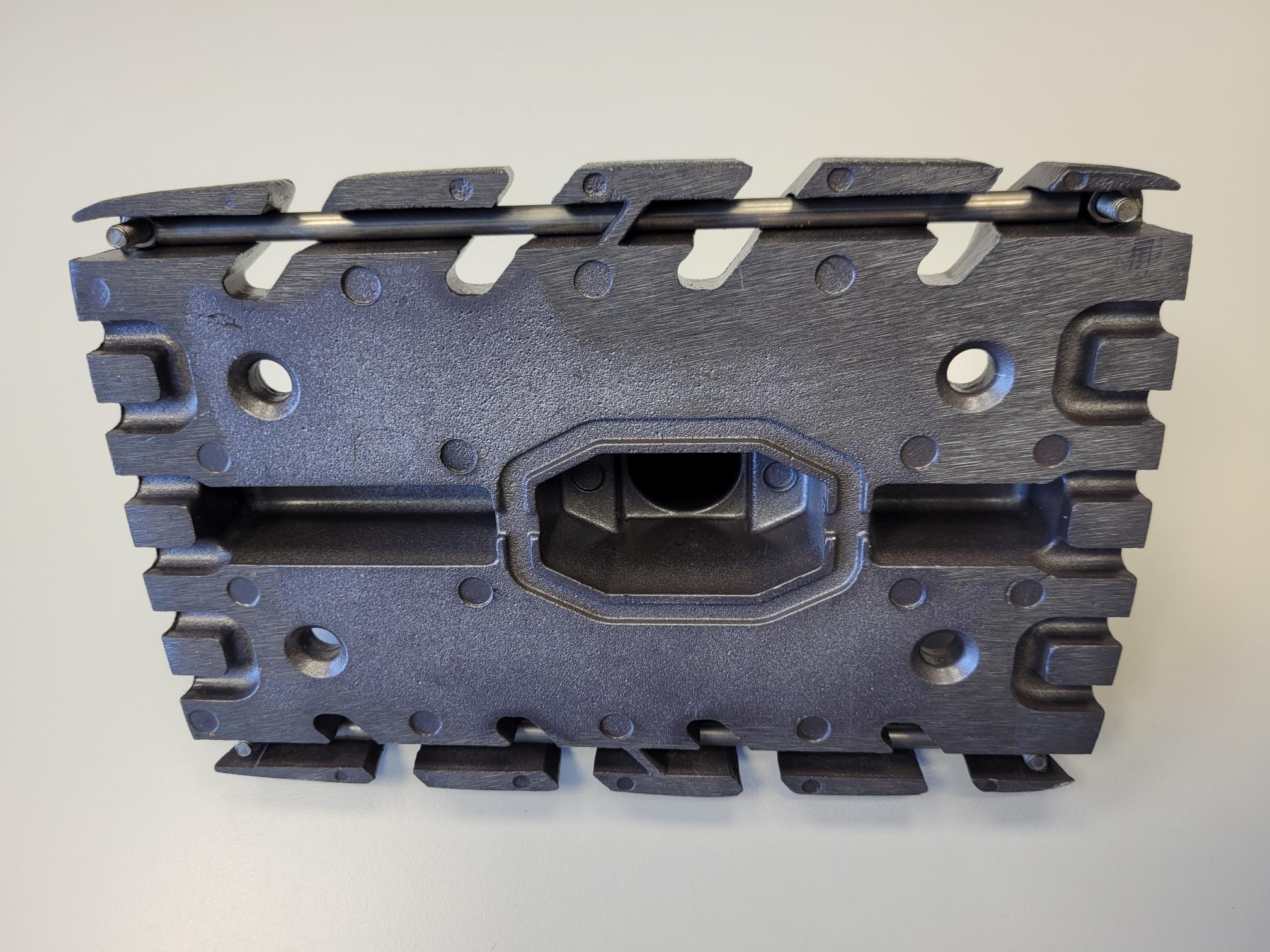 SELDÉN 510-157 Mastfuß T-Basis mit Blockaufnahme für an Deck stehenden Mast