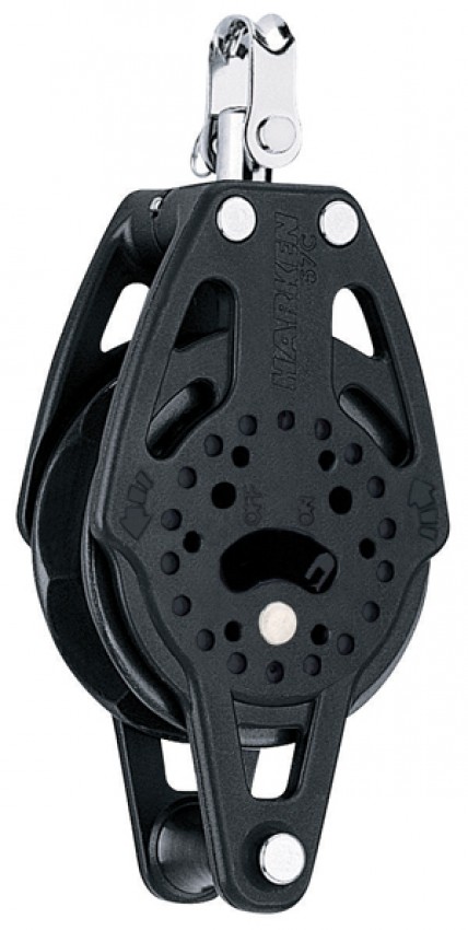 HARKEN H2136 Carbo Ratschblock, 57mm, mit Hundsfott