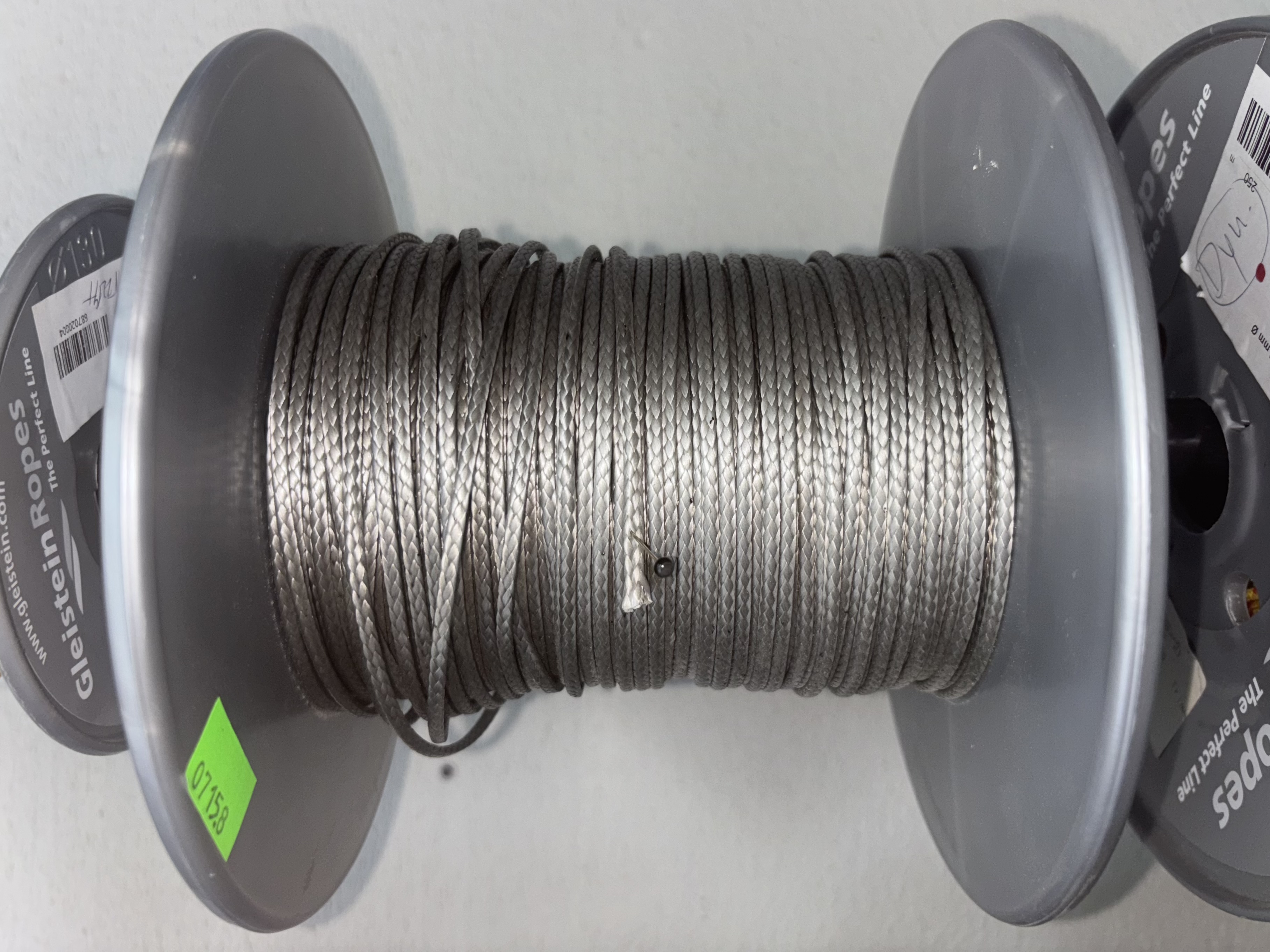 GLEISTEIN DynaOne Schot/Fall grau - 3mm (GR020310)