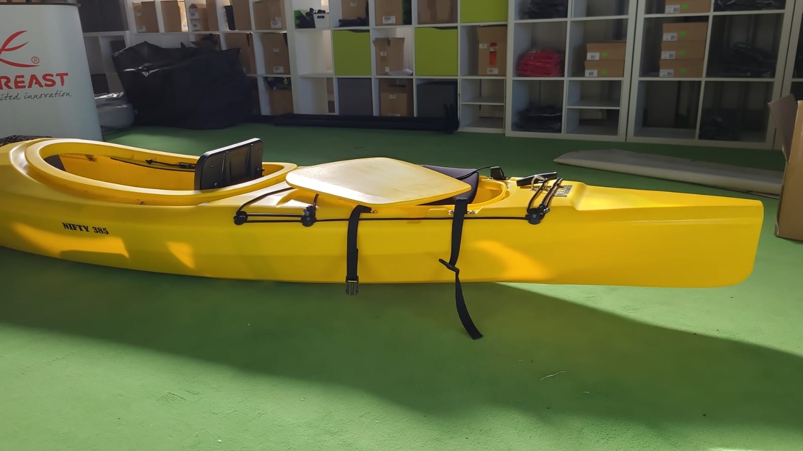 Kajak Delsyk Nifty, Farbe lemon, 385x65 cm, 22kg