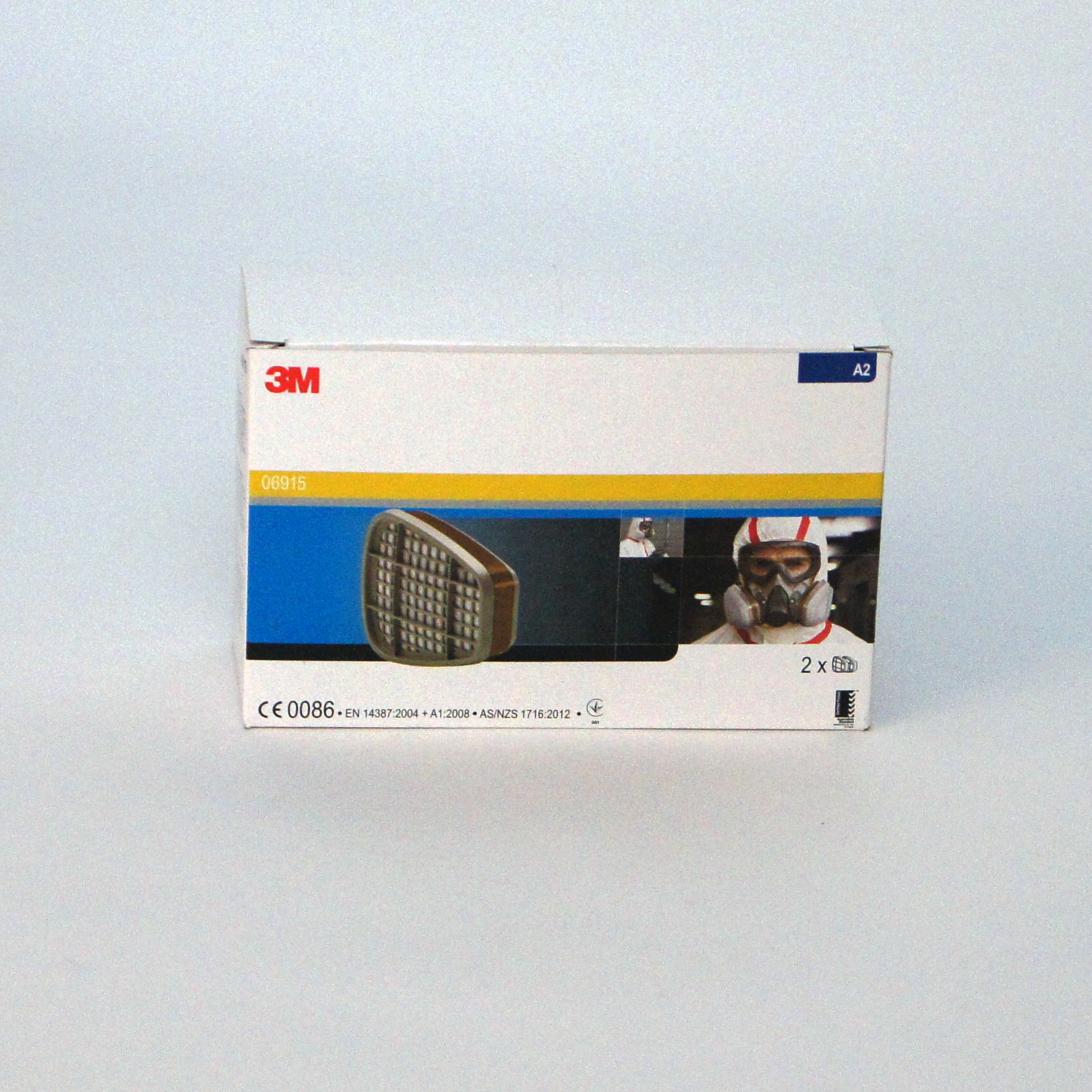 4x 3M 6915 Filterpatrone A2