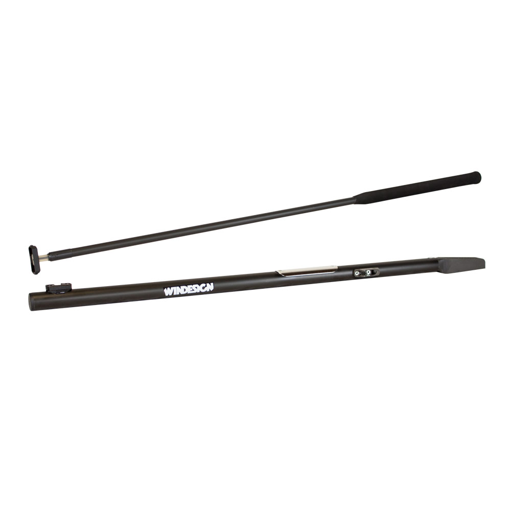 WINDESIGN EX652910 ILCA/Laser Pinne Deluxe mit Pinnenausleger Deluxe, Länge 100cm, Durchmesser 32mm Aluminium